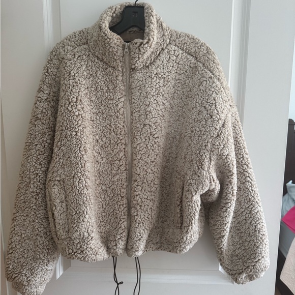 Me Jane Cozy Cream Teddy Jacket - Picture 1 of 6